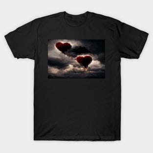 Broken Heart in the Clouds /  Broken Hearts Unwind Designs T-Shirt